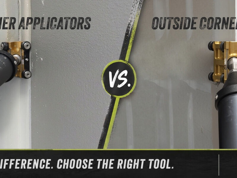 CanAm inside corner applicator vs. outside corner applicator drywall tool comparison